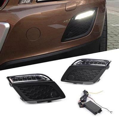 For Volvo XC60 2011- 2013 2012 LED Driving Daytime Running Light Fog Lamp White - image 1 of 4