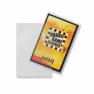 Mini Size 41x63mm Clear Non-Glare Board Game Sleeves (50) - Picture 1 of 3