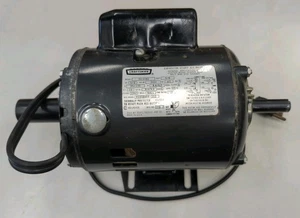 Craftsman Power Tool Motor 113.12180 115v 1/2HP Reversible 5/8" Key 1/2" D Shaft - Picture 1 of 12
