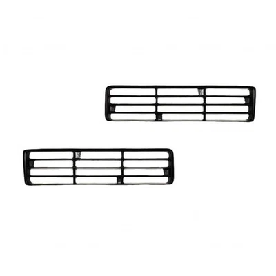 For Dodge DW Pickup 1991 1992 1993 Grille Driver & Passenger Pair Upper Black Foto 1 de 4