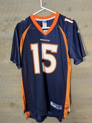 Camiseta de fútbol americano juvenil Reebok Denver Broncos Tim Tebow #15 NFL XL 18-20 Foto 1 de 3