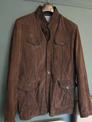 Bugatti Goat Suede Brown Jacket, size 50/40 - Image 1 of 4