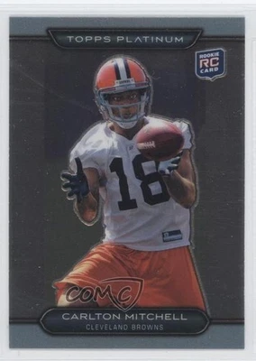 2010 Topps Platinum Carlton Mitchell #61 Rookie RC - Image 1 of 2
