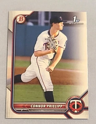 Connor Prielipp RC 2022 1st Bowman Draft #BD-8 - Minnesota Twins  - Image 1 of 2