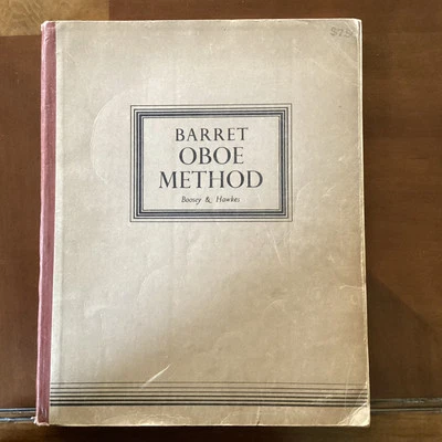 Barret Oboe Method, Boosey & Hawkes, Original Edition, Songbook - Image 1 of 4