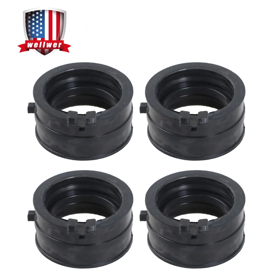 4x Botas de goma colector de admisión para Honda CBR600 CBR600F2 CBR600F3 16211-MV9-670 Foto 1 de 4