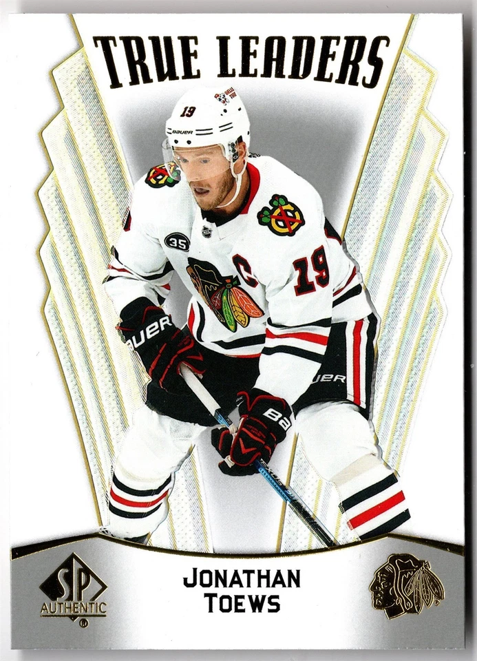 2021-22 UD SP Authentic True Leaders JONATHAN TOEWS #TL-6 Blackhawks - Image 1 of 1