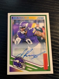 2025 Score Ivan Pace Jr Minnesota Vikings Linebacker Auto #287 - Bild 1 von 1