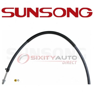 Sunsong Power Steering Return Line Hose for 1983-1988 Chevrolet Monte Carlo lo - Image 1 of 4