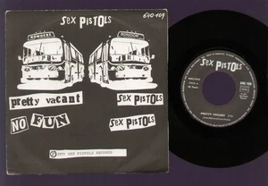 7" SEX PISTOLS PRETTY VACANT / NO FUN (STOOGES) 1977 MADE IN FRANCE PUNK ROCK - Picture 1 of 1