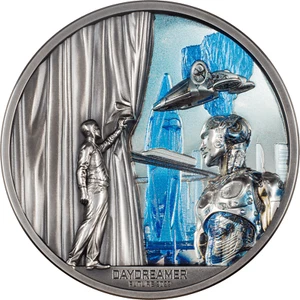 DAYDREAMER FUTURE 2 Oz Silver Coin $10 Palau 2022 - Picture 1 of 6