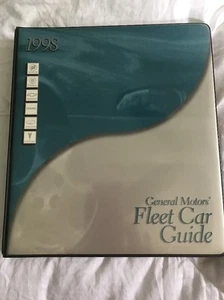 1998 General Motors' Fleet Car Guide Data Book & Car Selector Original Dealer - Picture 1 of 12
