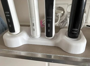 Oral-B Toothbrush Charger Holder | Sturdy Station for 4 OralB Electric Toothbrus - Picture 1 of 10