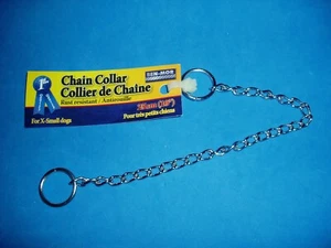 BEN-MOR 10" CHAIN COLLAR FOR EXTRA SMALL DOGS RUST RESISTANT - Picture 1 of 2