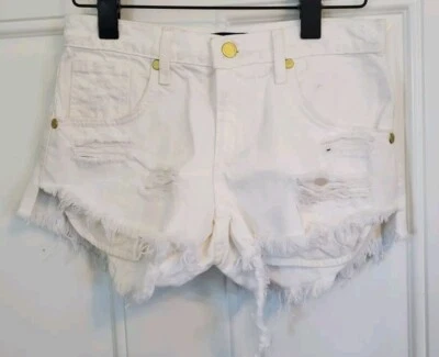 RAMY BROOK christy boyfriend short in white - Size 23 - Image 1 of 4