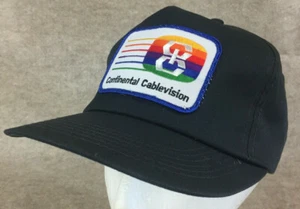 Vtg Continental Cablevision Snapback Patch Hat Todd - Picture 1 of 11