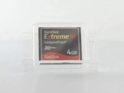 SanDisk Extreme III 4 GB CompactFlash Memory Card (SDCFX3-004G-A31) - Image 1 of 2