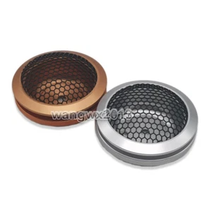 1pcs 1.5 inch 64mm Car Tweeter Speaker Cover Decorative Circle Metal Mesh Grille - Picture 1 of 4