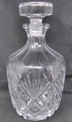 Godinger Pineapple Collection Crystal  Clear Glass Decanter Bottle w/ stopper - Image 1 of 3