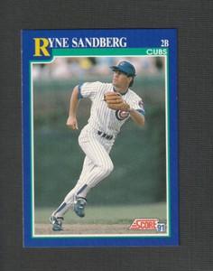 1991 Score Ryne Sandberg #3 Chicago Cubs