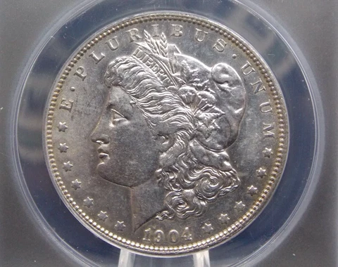 1904 "O" Morgan SILVER Dollar $1 ANACS MS61 #727 East Coast Coin & Collectables Cover