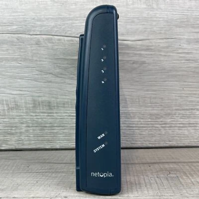 Netopia Cayman 3500 Series ADSL Smart DSL 4-Port Broadband Gateway Router For PC - Image 1 of 4