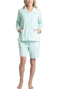 Hanes Regular Lounging by the Bay 3-Piece Lounge Set-Mint-Medium A504553 NEW - Picture 1 of 2