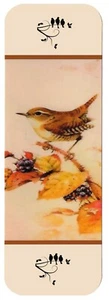 THE JENNY WREN BEAUTIFUL BIRD BOOKMARK SAME IMAGE BOTH SIDES GREAT GIFT - Picture 1 of 1