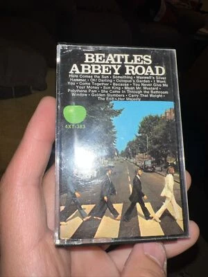 THE BEATLES ABBEY ROAD-APPLE 1969-4XT 383  CASSETTE TAPE - Image 1 of 3