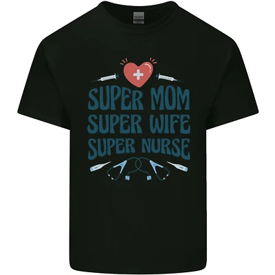 Super Mom Wife Nurse Mothers Day Gift Kids T-Shirt Childrens - Image 1 of 4