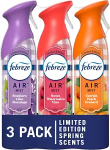 Febreze Air Mist Odor-Fighting Air Freshener Mixed Scent, Southern Lilac Morning - Picture 1 of 5