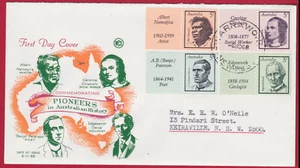 1968 5c Famous Australians Albert Namatjira etc Booklet Tabs on WCS FDC - Picture 1 of 1