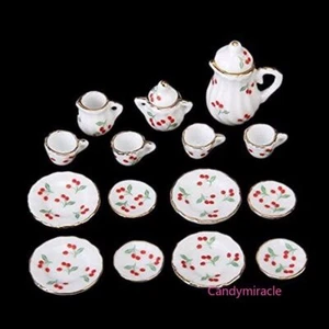1Set Maßstab 1:12 Puppenhaus Miniatur Porzellan Geschirr Kaffee Tasse Zubehör - Bild 1 von 9