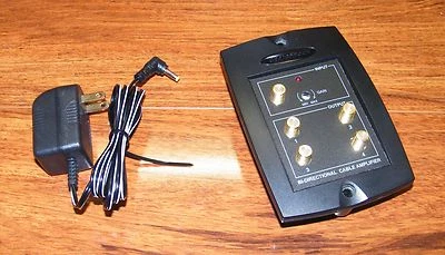 Genuine Radio Shack (15-1197) Bi-Directional Cable Amplifier With Power Supply  - Image 1 of 3