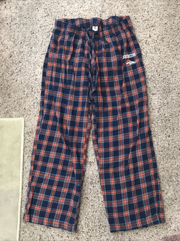 DENVER BRONCOS NFL TEAM APPAREL LOUNGE PJ PANTS: SIZE LARGE Cover