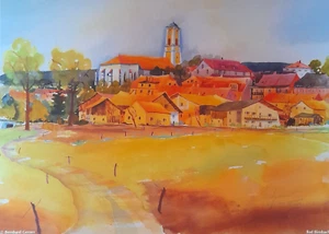 Bad Birnbachbild Kunstdruck Bernhard Gerner 42 X 59 cm ohne Passepartout Gemalt  - Bild 1 von 5