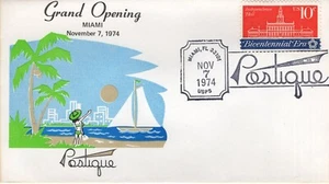 GRAND OPENING POSTIQUE, MIAMI, FL 1974 FDC15915 - Bild 1 von 1