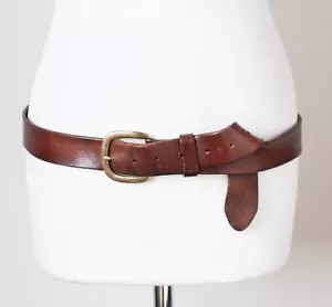 Justin Leder Vintage Gürtel - dunkelbraun - Herren / Unisex - XXL - 110 cm / 43" - Bild 1 von 10