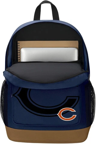 NFL Chicago Bears "Playmaker" Backpack, 18" x 5" x 13" Cover