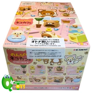 Raro 2015 Re-Ment Rilakkuma Cat Café Juego Completo de 8 piezas - Imagen 1 de 18