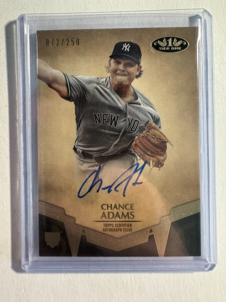 K219,917 - 2019 Topps Tier One Break Out Auto #BACA Chance Adams #/250 - Image 1 of 1