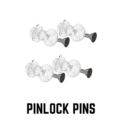 MOTOVISOR Pins Pinlock Tearoff - Agv - Hjc - Arai - Shoei - Airoh - Nottoli Universal