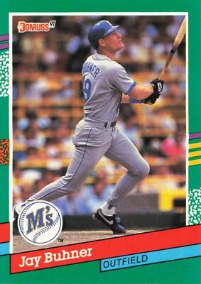 Jay Buhner 1991 Donruss #509 Seattle Mariners - Image 1 of 2