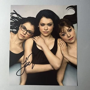 Tatiana Maslany signed 10x8 handsigniertes Foto Waise schwarz 2015 - Bild 1 von 6