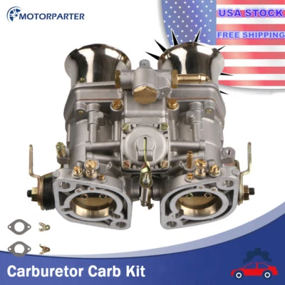 Carburetor W/Air Horn For 68-79 VW Beetle 40 IDF Weber 2 BARREL Jaguar Porsche - Image 1 of 4
