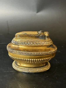 Vintage RONSON Queen Anne Heavy Desk Cigar Tobacco Deco Lighter - Picture 1 of 7