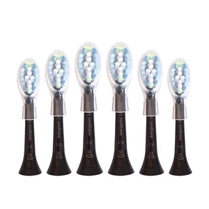 6 cabezales de cepillo Philips DiamondClean Smart C3 control de placa | negro | sin caja - Imagen 1 de 2