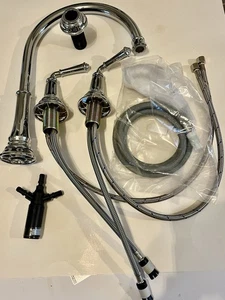 American Standard 4279701.002 Delancey Chrome Kitchen Faucet W/ Spray New - Picture 1 of 7