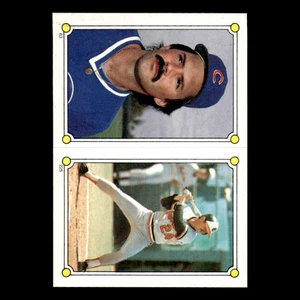 Rick Dempsey/Dennis Eckersley #225/63 1987 Topps Stickers Baseball Card MLB NM - Picture 1 of 3