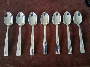 Juego de 7 cucharaditas CAMDEN de acero inoxidable brillante Oneida EE. UU. 6-1/8" ¡BONITO!! - Imagen 1 de 2